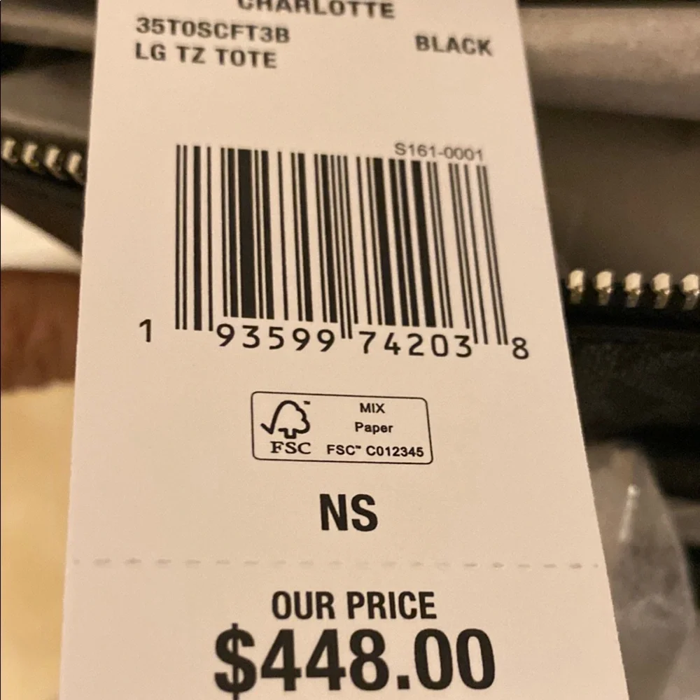Michael Kors Black Tote Bag - Picture 7 of 12